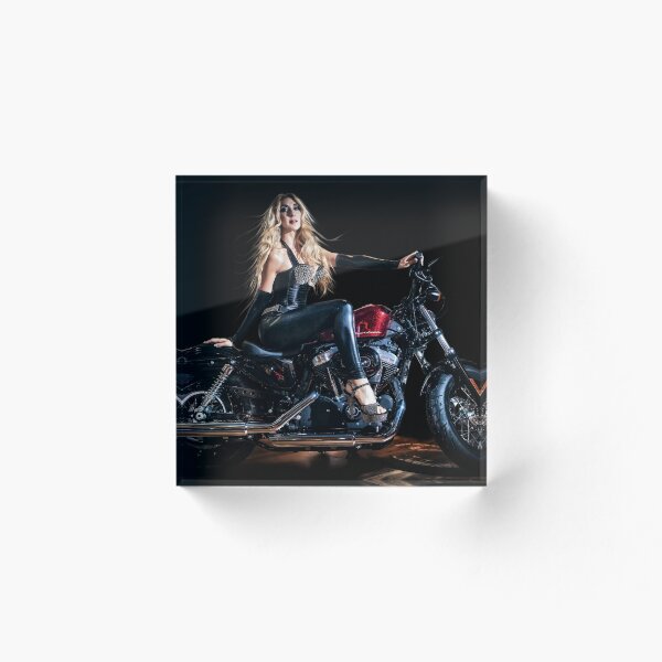Item preview, Blonde Biker Girl Pin-Up designed and sold by William A McCarthy.