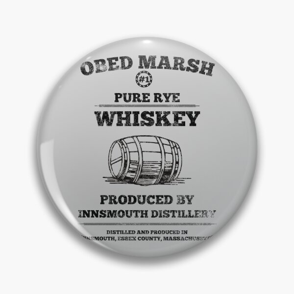 Item preview, Obed Marsh Pure Rye Whiskey - no border and distressed designed and sold by BRU Design.