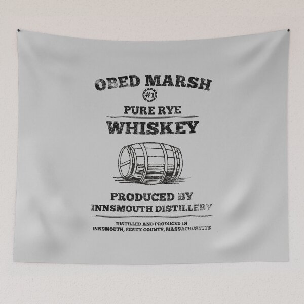 Item preview, Obed Marsh Pure Rye Whiskey - no border and distressed designed and sold by BRU Design.