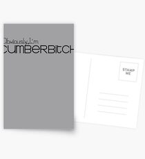 Obviously I'm Cumberbitch Postcards