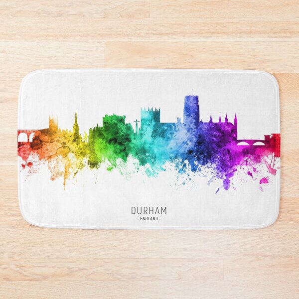 Item preview, Durham England Skyline Cityscape designed and sold by ArtPrints.