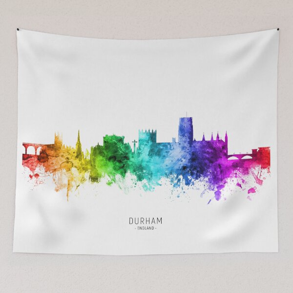 Item preview, Durham England Skyline Cityscape designed and sold by ArtPrints.