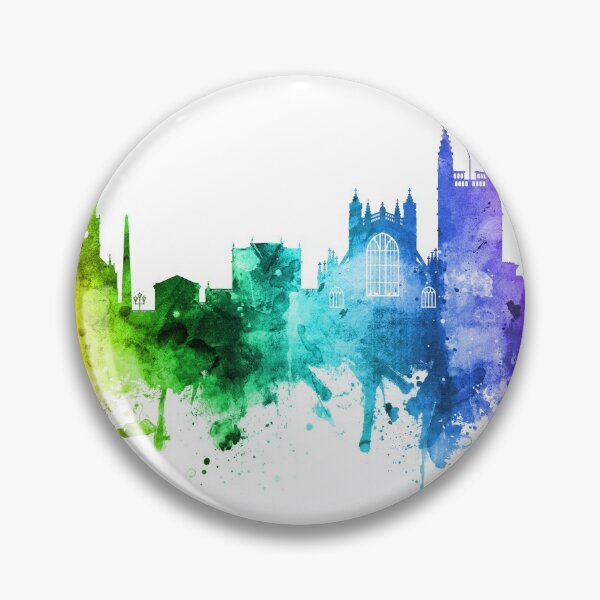 Item preview, Bath England Skyline Cityscape designed and sold by ArtPrints.