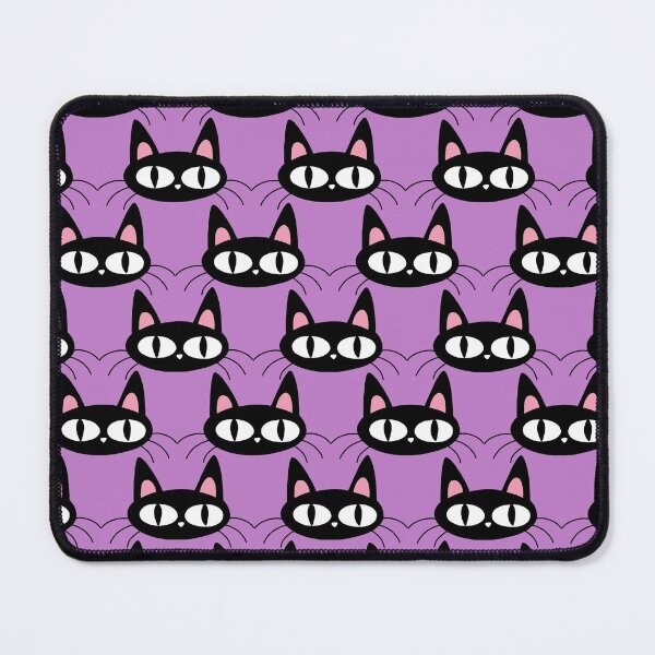 Item preview, Cute Black Cat Pattern designed and sold by ValentinaHramov.