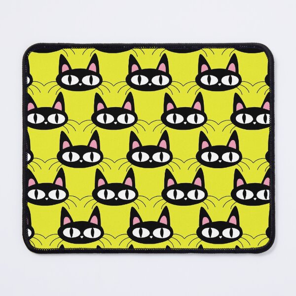 Item preview, Cute Black Cat Pattern designed and sold by ValentinaHramov.