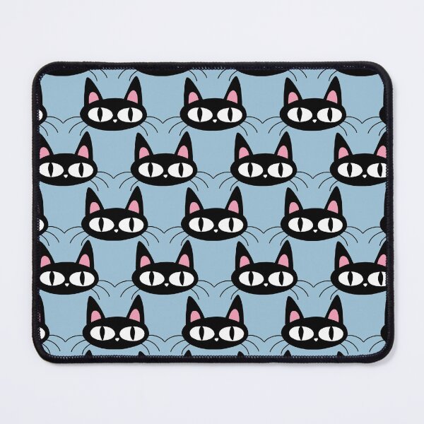 Item preview, Cute Black Cat Pattern designed and sold by ValentinaHramov.