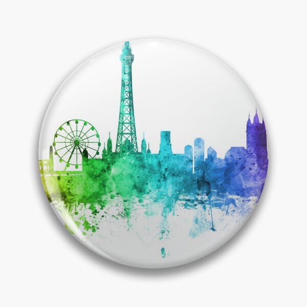 Item preview, Blackpool England Skyline designed and sold by ArtPrints.