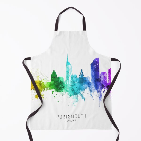 Item preview, Portsmouth England Skyline designed and sold by ArtPrints.
