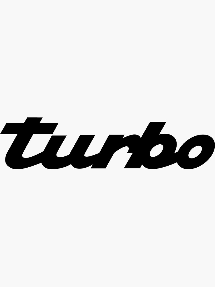 Autocollant Turbo