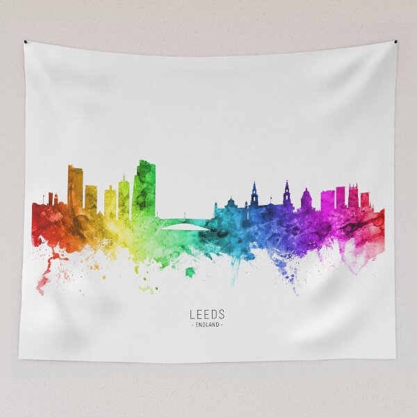 Item preview, Leeds England Skyline designed and sold by ArtPrints.