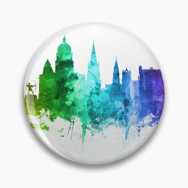 Item preview, Nottingham England Skyline designed and sold by ArtPrints.
