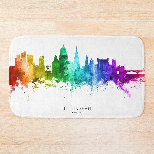 Item preview, Nottingham England Skyline designed and sold by ArtPrints.