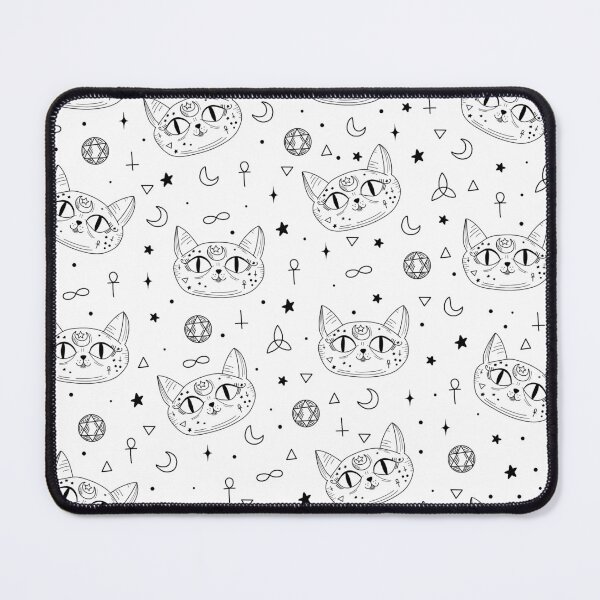 Item preview, Gothic cat pattern designed and sold by ValentinaHramov.