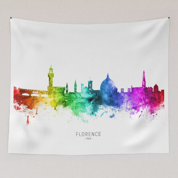 Aperçu de l'œuvre Florence Italy Skyline créée et vendue par ArtPrints.