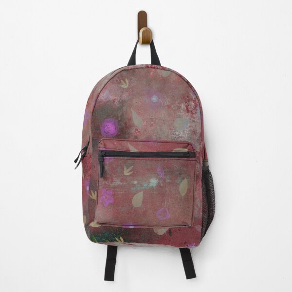 Item preview, Violet Flowers on Rose Gold Background designed and sold by ColorsandShapes.