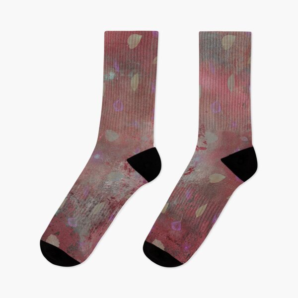 Item preview, Violet Flowers on Rose Gold Background designed and sold by ColorsandShapes.