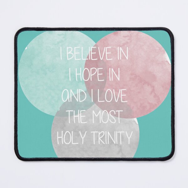 Item preview, Turquoise Trinity Sunday with triple Circles abstract - Trinity Sunday designed and sold by thewishdesigns.
