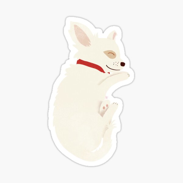 Sleeping Chihuahua Sticker