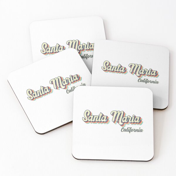 Item preview, Arcoíris retro vintage de los años 70 de la ciudad de Santa María, California designed and sold by Teelogic.