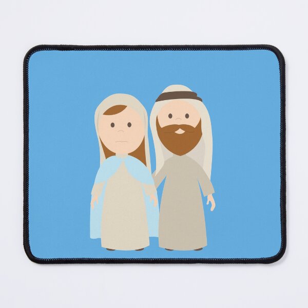Item preview, St. Joseph and Virgin Mary designed and sold by thewishdesigns.