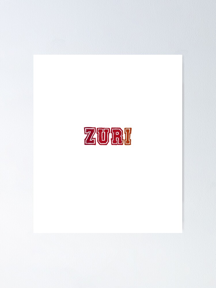 “ZURI” Poster for Sale by ruviogevio | Redbubble