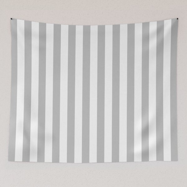 Item preview, Small SILVER GREY and WHITE Vertical STRIPES designed and sold by RachelMacht.