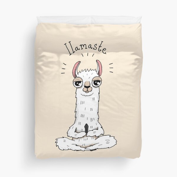 Item preview, Llama yoga pose with llamaste  designed and sold by agrapedesign.