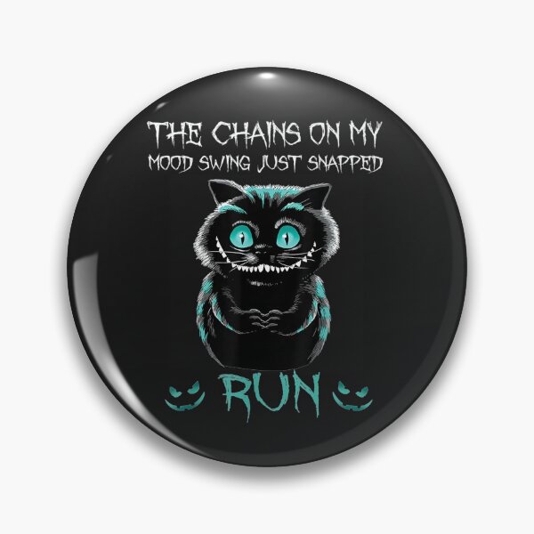 Item preview, Creepy Cat Funny The Chains On My Mood Swing Just Snapped T-Shirt designed and sold by Blue-Rechard.