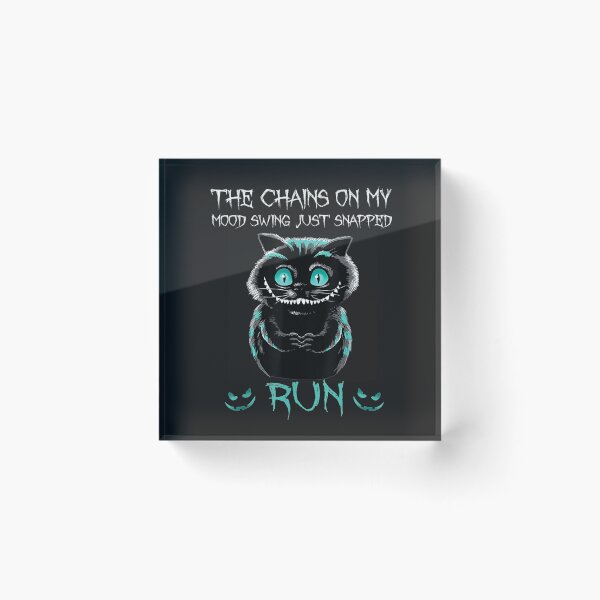 Item preview, Creepy Cat Funny The Chains On My Mood Swing Just Snapped T-Shirt designed and sold by Blue-Rechard.