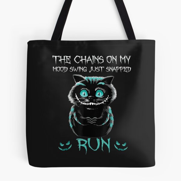 Item preview, Creepy Cat Funny The Chains On My Mood Swing Just Snapped T-Shirt designed and sold by Blue-Rechard.