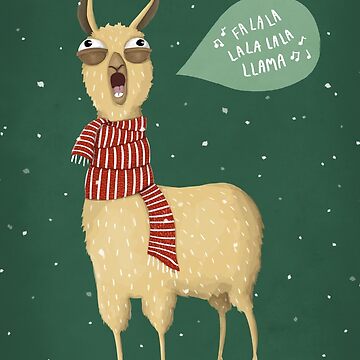 Vorschaubild zum Design Weihnachtsferien-Lama von agrapedesign