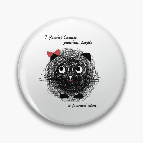Item preview, I Crochet Because Punching People Is Frowned Upon designed and sold by TracyMcConnell.