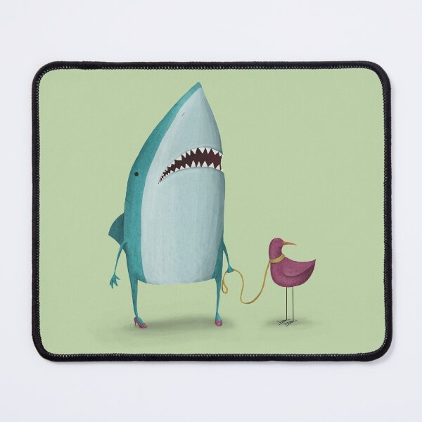 Item preview, Shark and bird friend designed and sold by agrapedesign.