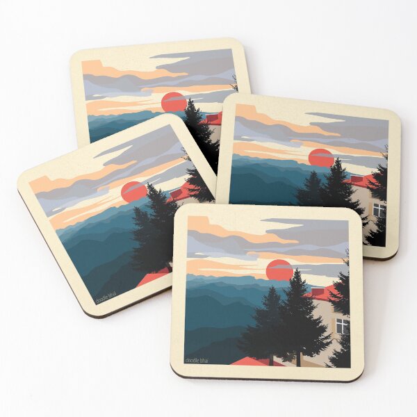 Item preview, Sunrise at Kasauli_2 designed and sold by Doodlebhai.