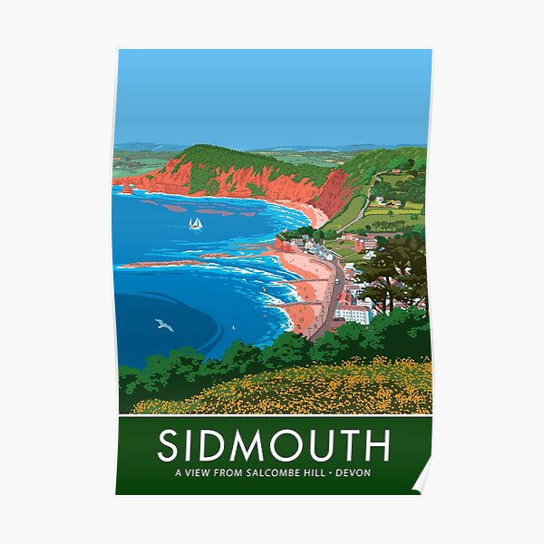 Sidmouth, Devon Poster