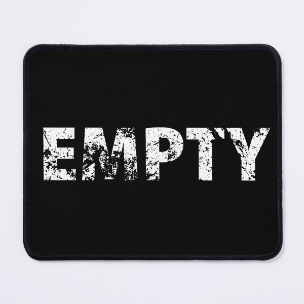 Item preview, EMPTY Grunge Text White Version designed and sold by arteesketch.