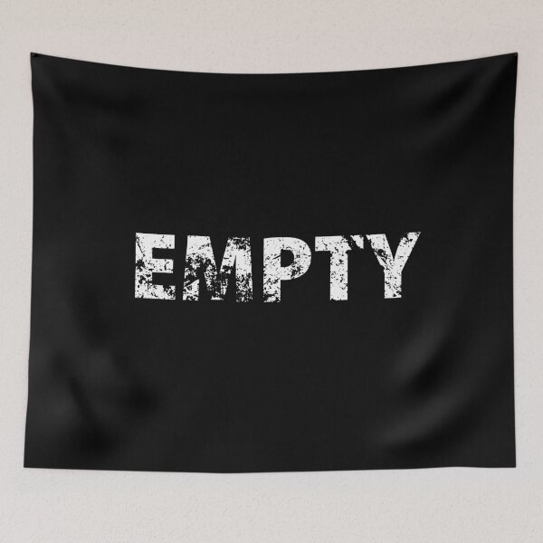 Item preview, EMPTY Grunge Text White Version designed and sold by arteesketch.