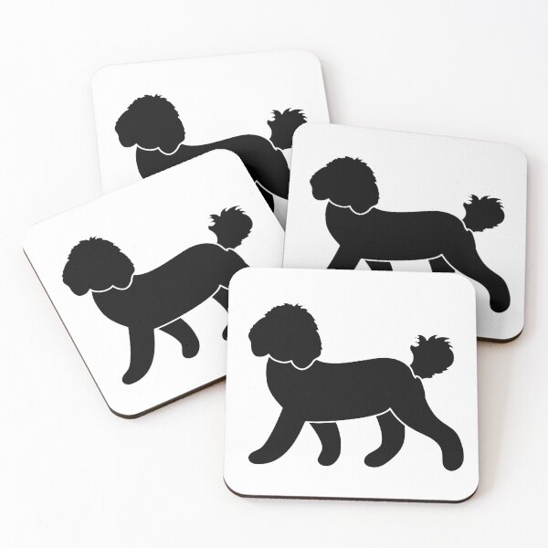 Item preview, Cute Black Cockapoo Cavapoo Cavoodle Dog designed and sold by Lulupainting.