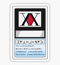 Hunter License Sticker