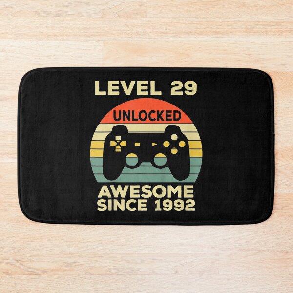 Item preview, Level 29 Unlocked Birthday 29 Years Old Awesome Since 1992  designed and sold by GodivaShop.
