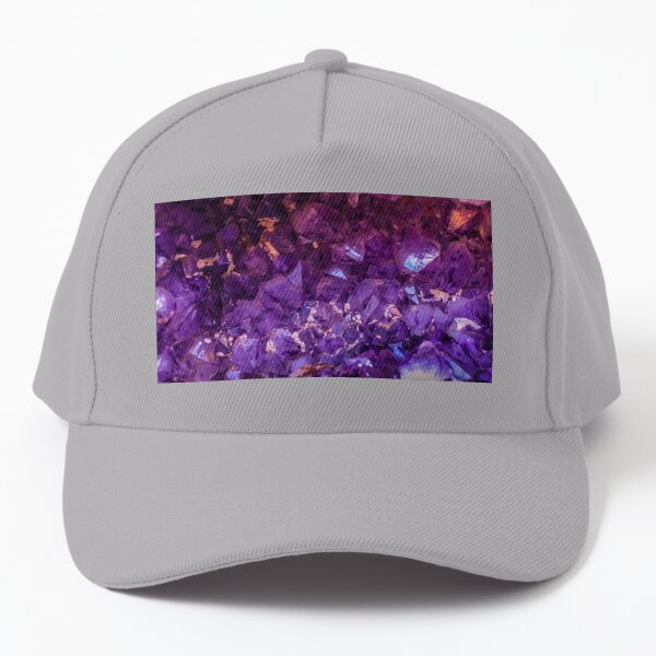 Purple crystals.and stones, Baseball Cap
