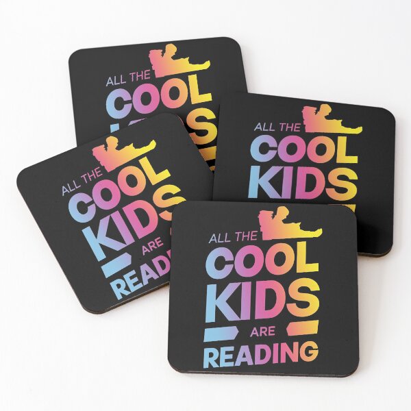 Item preview, All The Cool Kids Are Reading On Retro Style designed and sold by fefego818x.
