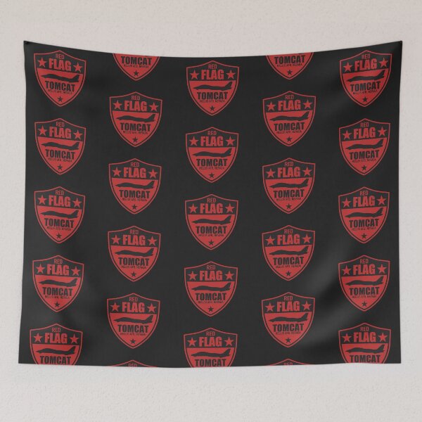 Item preview, F-14 Tomcat Red Flag Patch (Small logo) designed and sold by StrongVlad.