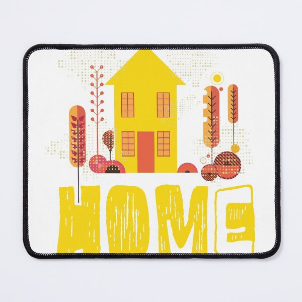Item preview, Home Graphic Design Yellow House Trees WithThe Word Home designed and sold by PlumGood.