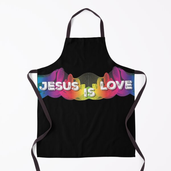 Item preview, Jesus is Love - Rainbow Colours designed and sold by TheKingdomAttic.
