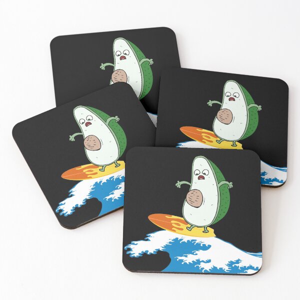 Item preview, Funny Avocado Surfing designed and sold by Armaneto.