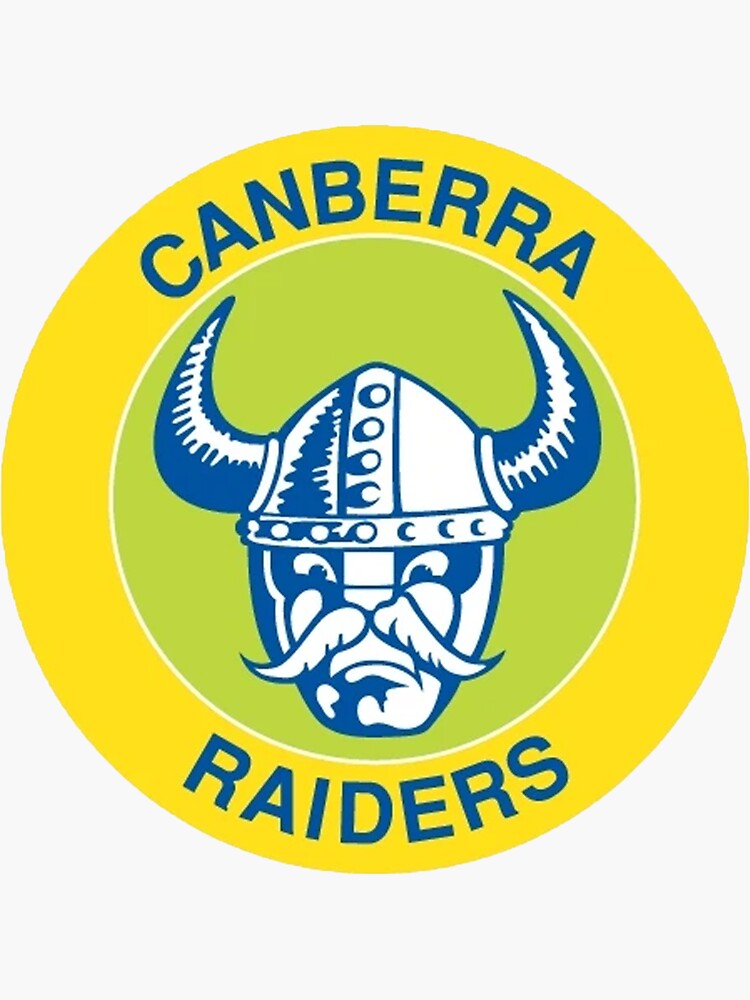 NRL Canberra Raiders LOGO Car Sticker Stickers Sheet Christmas Birthday Gift 