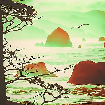 Artwork thumbnail, Haystack Morning by Steve Walser
