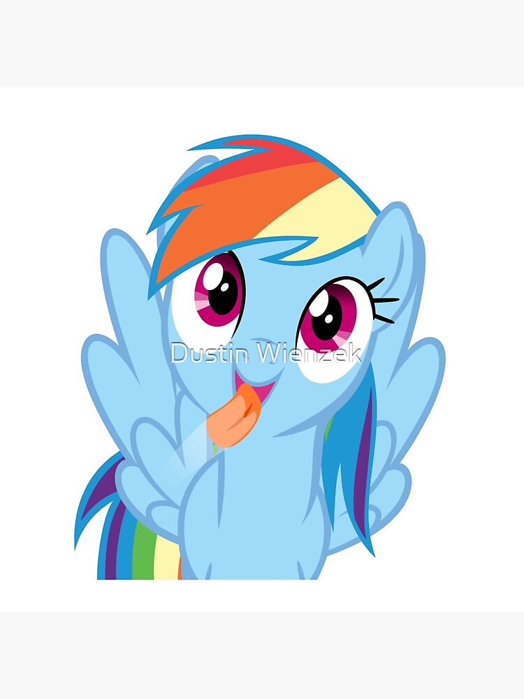 rainbow dash cloud pillow