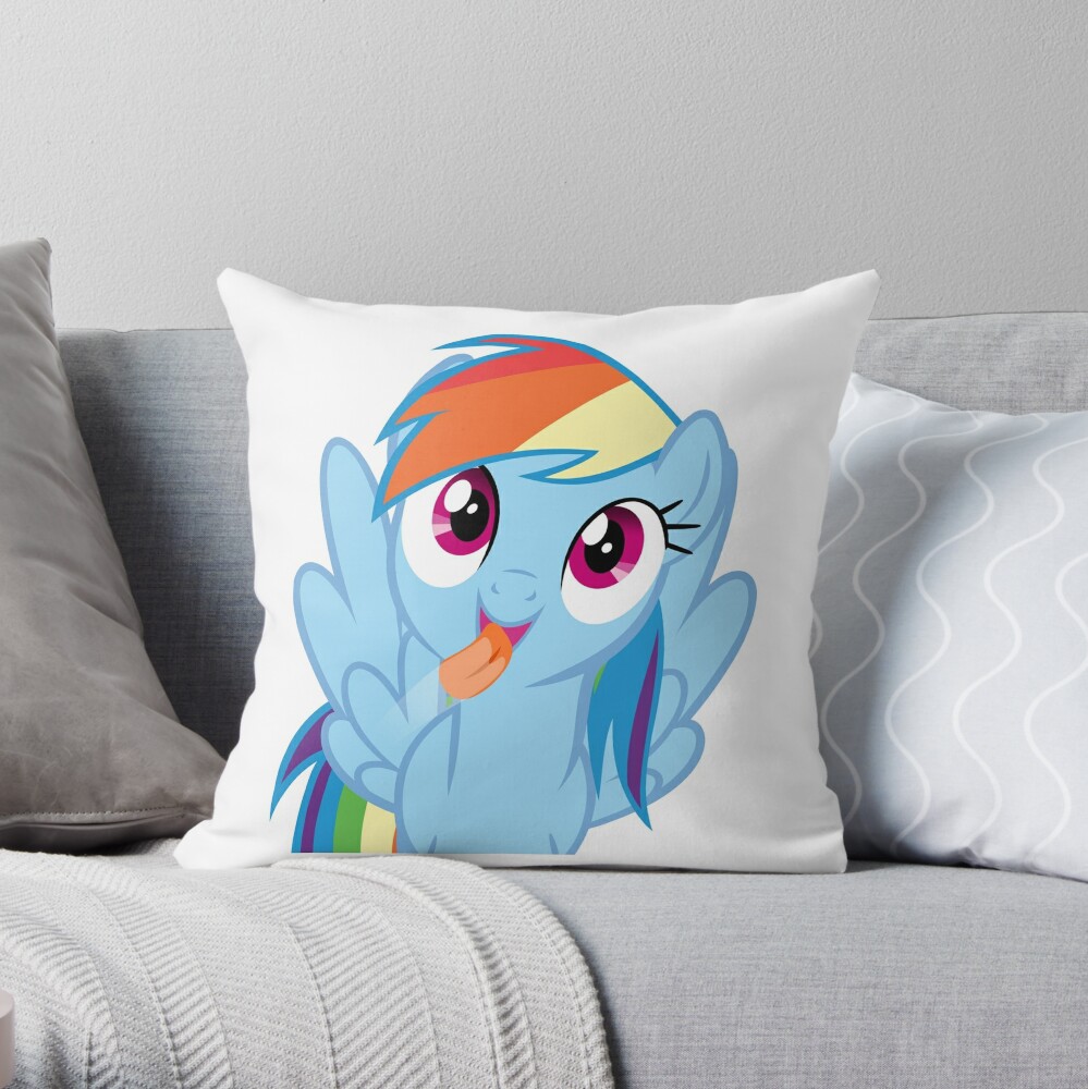 rainbow dash cloud pillow